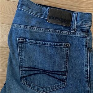 Express Dark Blue Denim Pants